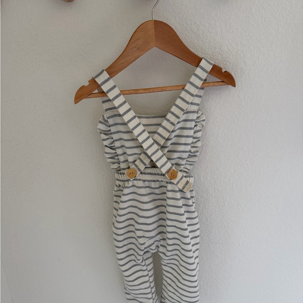 Striped Overalls - Picture 2 of 2